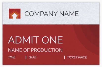 Design Preview for Design Gallery: Theatre Pearl Business Cards