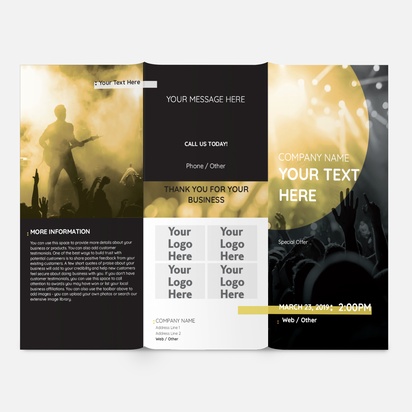 Design Preview for Design Gallery: Art & Entertainment Brochures, DL Tri-fold