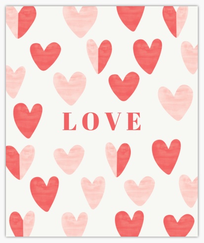 A vertical love pink design for Events