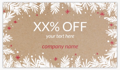 Design Preview for Holiday Standard Business Cards Templates, Standard (3.5" x 2")