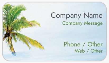 Design Preview for Nature & Landscapes Business Card Stickers Templates