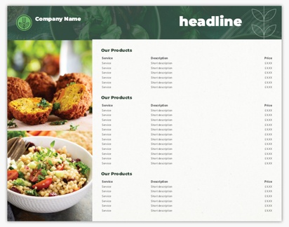 Design Preview for Organic Food Stores Posters Templates, 22" x 28"