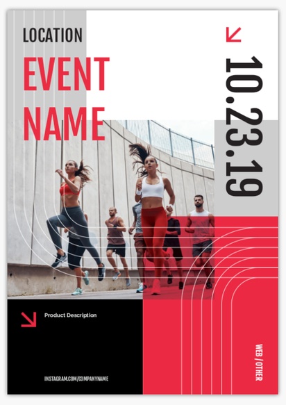 Design Preview for Design Gallery: Fitness Classes A-Frames