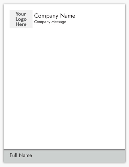 Design Preview for Design Gallery: Business Services Notepads