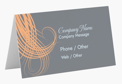 Design Preview for Design Gallery: Hair Salons Folded Business Cards