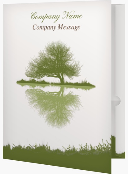Design Preview for Nature & Landscapes Custom Presentation Folders Templates, 9.5" x 12"