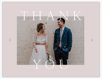 Design Preview for Design Gallery: Elegant Thank You Cards, Flat