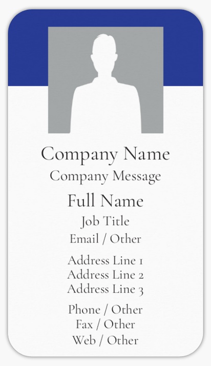 Design Preview for Design Gallery: Mortgages & Loans Business Card Stickers, Small