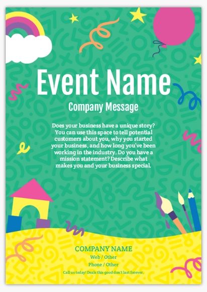 Design Preview for Design Gallery: Fun & Whimsical Foamex Signs, A2 (420 x 594 mm)