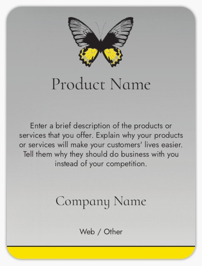 Design Preview for Design Gallery: Product Labels on Sheets, Rounded Rectangle 10 x 7.5 cm