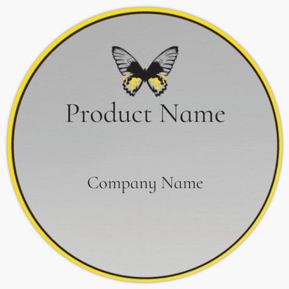 Design Preview for Design Gallery: Cosmetics & Perfume Product Labels on Sheets, Circle 3.8 x 3.8 cm
