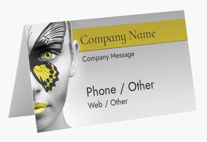 Design Preview for Design Gallery: Cosmetics & Perfume Folded Business Cards