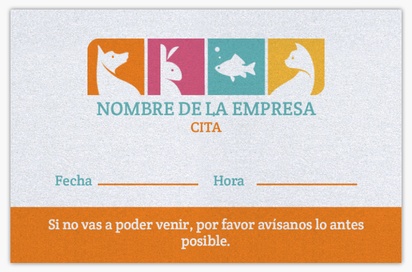 Vista previa del diseño de Galería de diseños de tarjetas de visita papel perla para animales