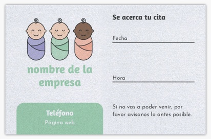 Vista previa del diseño de Galería de diseños de tarjetas de visita papel perla para educación y puericultura