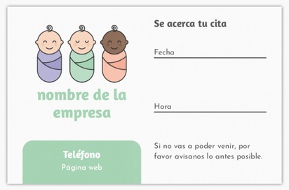 Vista previa del diseño de Galería de diseños de tarjetas de visita con acabado brillante para embarazo y parto