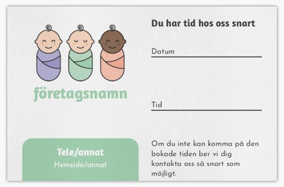 Förhandsgranskning av design för Designgalleri: Sjukvårdspersonal Visitkort med obestruket naturligt papper