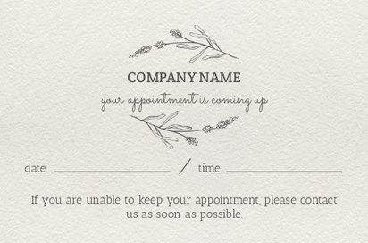 Design Preview for Design Gallery: Florals & Greenery Natural Uncoated Business Cards