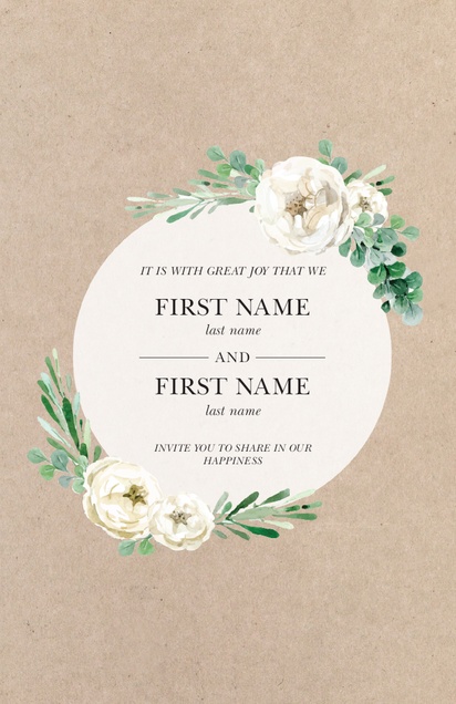 Design Preview for Design Gallery: Rustic Wedding Invitations