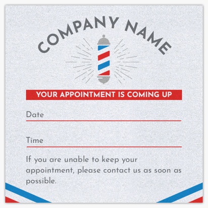 Design Preview for Design Gallery: Barbers Pearl Business Cards