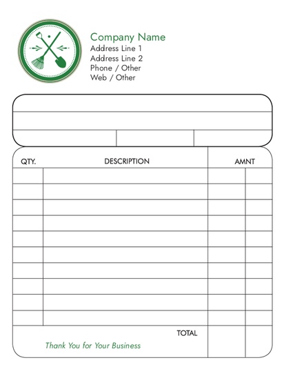 Design Preview for Design Gallery: Landscaping & Gardening Notepads, 4" x 5.5"