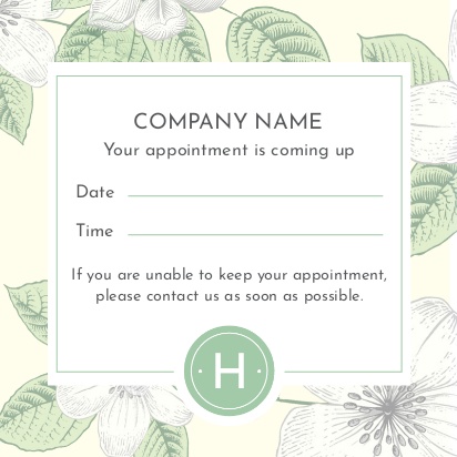 Design Preview for Design Gallery: Pregnancy & Childbirth Natural Uncoated Business Cards