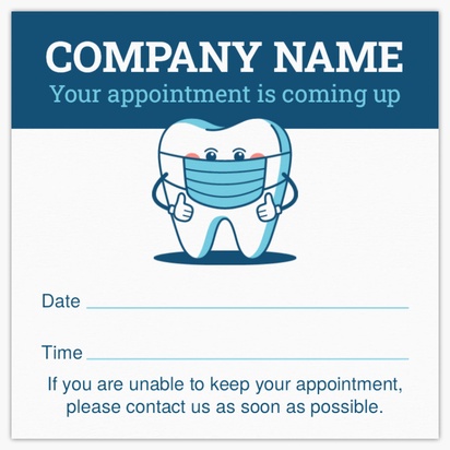 Design Preview for Design Gallery: Dentistry Square Business Cards
