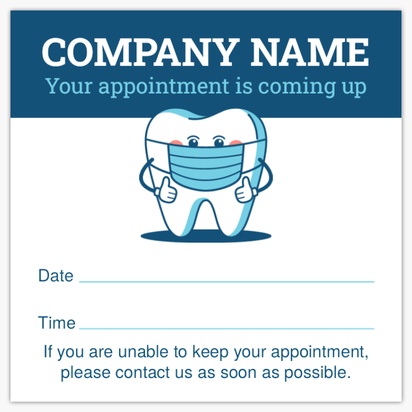 Design Preview for Design Gallery: Dentistry Standard Business Cards, Square (65 x 65 mm)