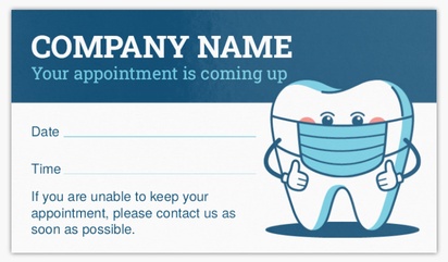 Design Preview for Dentistry Glossy Business Cards Templates, Standard (3.5" x 2")