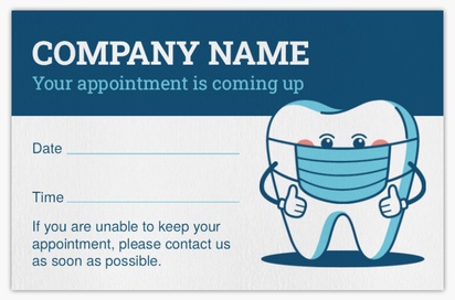 Design Preview for Design Gallery: Dentistry Natural Uncoated Business Cards