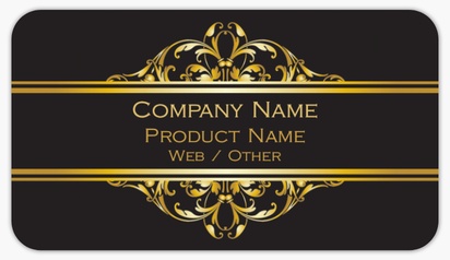 Design Preview for Design Gallery: Antiques Product Labels on Sheets, Rounded Rectangle 8.7 x 4.9 cm