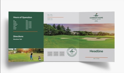 Design Preview for Design Gallery: Sports & Fitness Brochures, Tri-fold A4