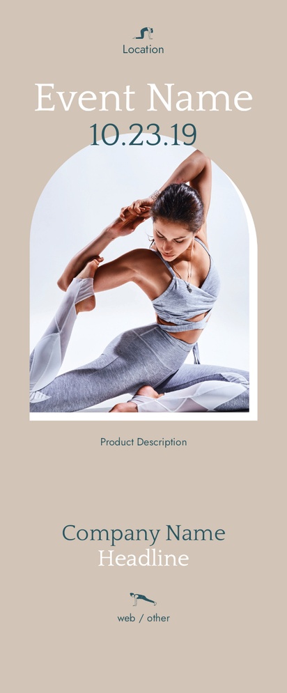 Design Preview for Design Gallery: Fitness Classes Pull Up Banners, 88 x 200 cm