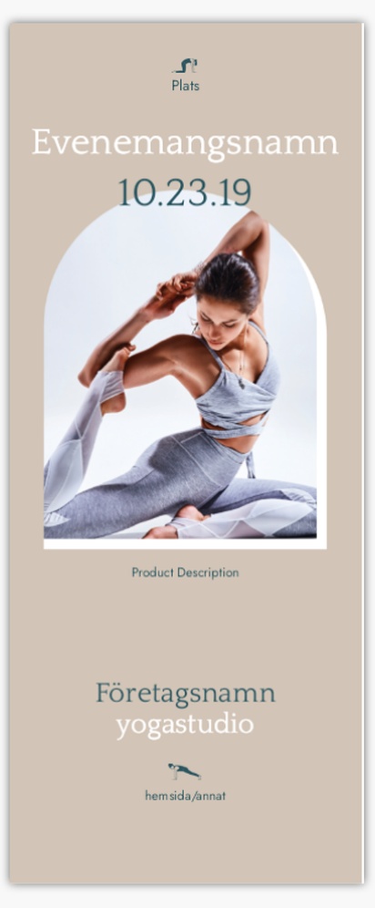 Förhandsgranskning av design för Designgalleri: Yoga & pilates Roll-ups, 85 x 206 cm Premium 
