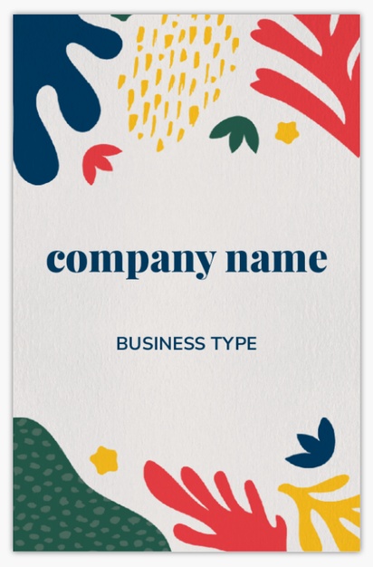 Design Preview for Design Gallery: Writing & Editing Natural Uncoated Business Cards
