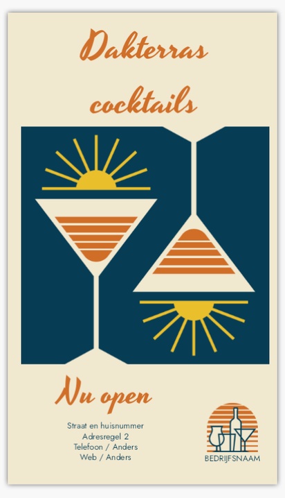 Voorvertoning ontwerp voor Ontwerpgalerij: Bier, wijn en sterkedrank Roll-up banners, 118 x 206 cm Economy