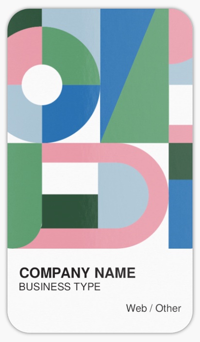Design Preview for Design Gallery: Web Design & Hosting Rounded Corner Business Cards, Standard (3.5" x 2")