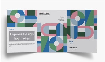 Designvorschau für Designgalerie: Falzflyer Software-Entwicklung, Wickelfalz A4 (210 x 297 mm)