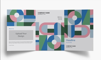 Design Preview for Design Gallery: Blogging Flyers & Leaflets, Tri-fold A4 (210 x 297 mm)