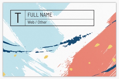 Design Preview for Design Gallery: Art galleries Ultra-Thick Business Cards, Standard (85 x 55 mm)