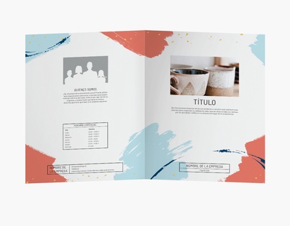 Vista previa del diseño de Galería de diseños de folletos plegados para internet, Díptico A4 (210 x 297 mm)