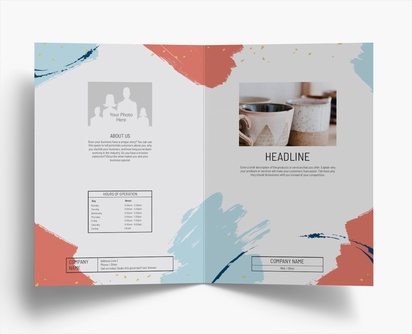 Design Preview for Design Gallery: Marketing Folded Leaflets, Bi-fold A4 (210 x 297 mm)
