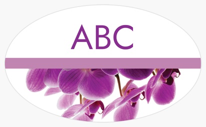 Design Preview for Design Gallery: Florists Bumper Stickers, 7.6 x 12.7 cm - Oval
