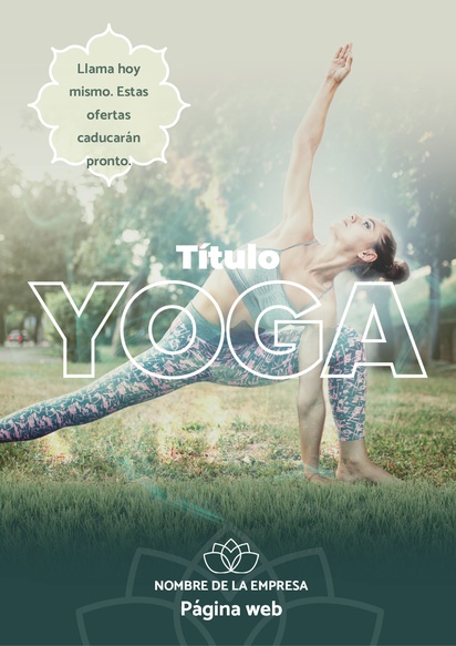 Vista previa del diseño de Galería de diseños de caballetes publicitarios para yoga y pilates