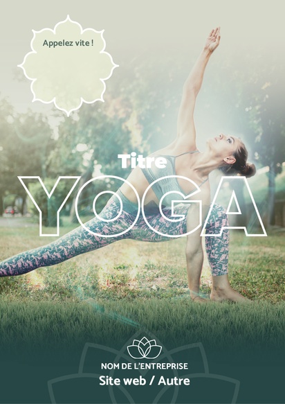 Aperçu du graphisme pour Galerie de modèles : affiches pour yoga et pilates, A1 (594 x 841 mm) 
