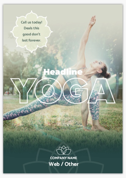 Design Preview for Design Gallery: Yoga & Pilates A-Frames