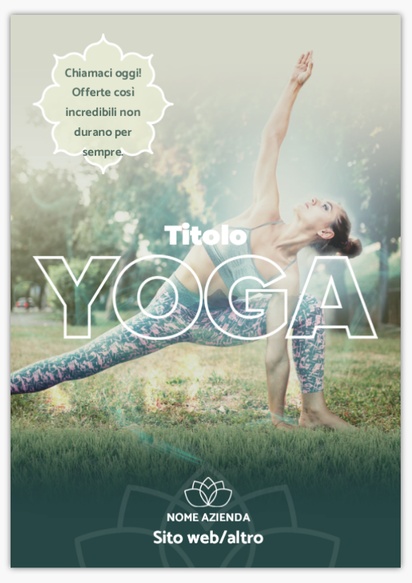 Anteprima design per Galleria di design: manifesti pubblicitari per yoga e pilates, A1 (594 x 841 mm) 