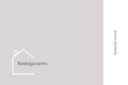 Förhandsgranskning av design för Designgalleri: Bygg & anläggning Visitkort standard, Standard (85 x 55 mm)