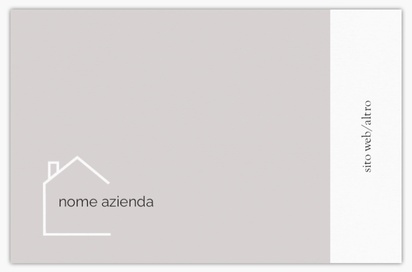 Anteprima design per Galleria di design: biglietti da visita in carta riciclata opaca per settore immobiliare, Standard (85 x 55 mm)