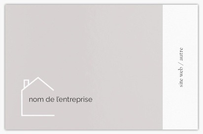 Aperçu du graphisme pour Galerie de modèles : cartes de visite ultra épaisses pour immobilier, Standard (85 x 55 mm)