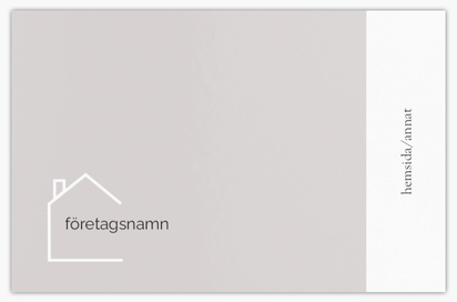 Förhandsgranskning av design för Designgalleri: Fastigheter Extratjocka visitkort, Standard (85 x 55 mm)